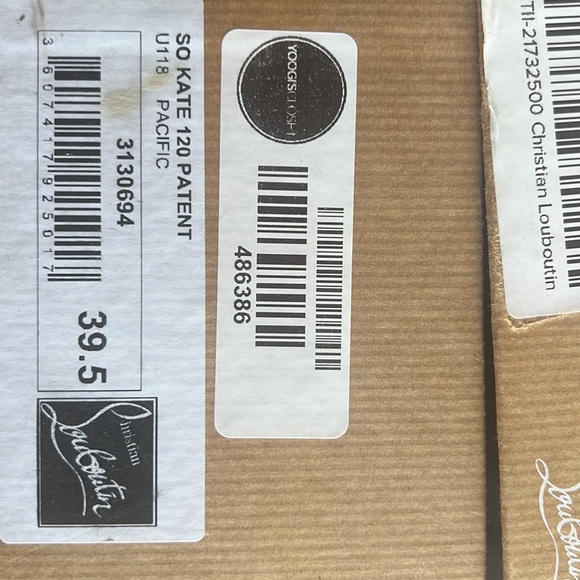 Christian Louboutin So Kate 120mm Sky Blue Patent Pumps - Picture 11 of 11